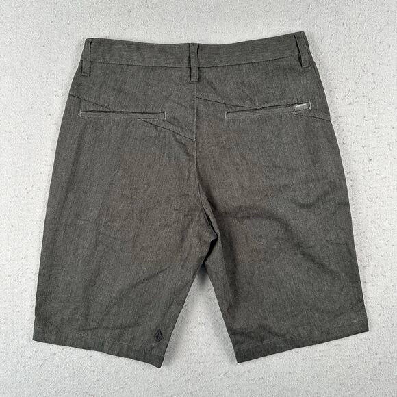 Volcom Vmonty Shorts Men’s 30 Dark Gray 10” Inseam Skater Stretch Modern Fit - Picture 14 of 16